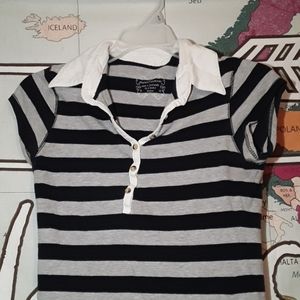 Eyeshadow: Striped Polo Tee | Medium | Wms